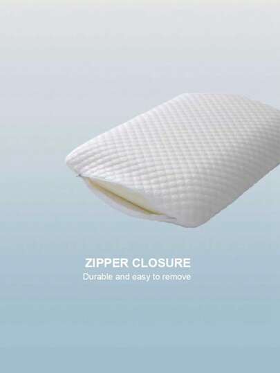 1pc Alternating Cooling Warm Pillow, Con tertable Memory Foam Bed Kussen Ventilated Removable, Machine Washable Hoes view 5