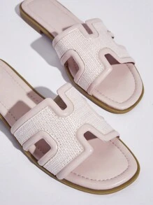 SHUZIA Ladies' Flat Casual Sandals, Suitable For Daily Wear Summer Shoes Spring Shoes Spring Break Easter Vacation Shoes Casual Shoes Beach Shoes Mother's Day Present