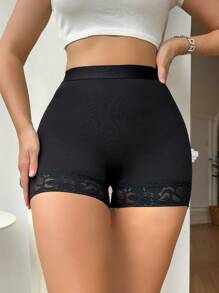 Women's High Waist Tummy Control Body Shaper Shorts, 1pc - Black - View 2
