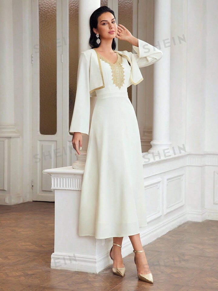 Abito in pizzo con giacca hot sale