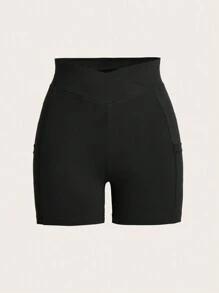 SHEIN LUNE 2 件套大码女式纯色修身休闲紧身裤，适合夏季 - 彩色 - 查看 11