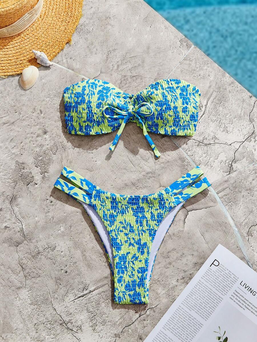 Swim Mod Bộ bikini quây gợi cảm đi biển mùa hè dành cho nữ với bộ bikini tách biệt - Nhiều màu - Xem 1