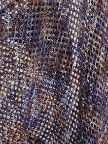 Claim Dot ملابس علوية رجالي مصمم بأكمام قصيرة مثقوبة ومنسوجة بنمط جديد - متعدد الألوان - مشاهدة 7