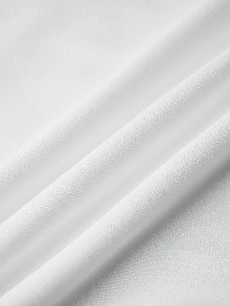 Women's Fashionable Loose-Fit Top With Wide Full-Coverage Solid Color And Asymmetrical Hemline