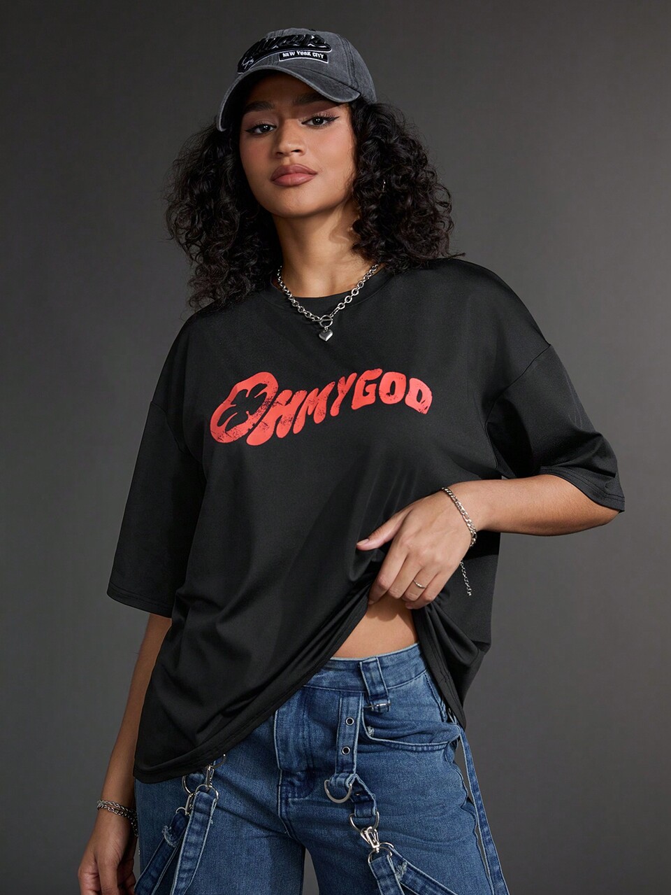Women's Fashionable Casual Fit Casual Sport T-Shirt With Printing, Versatile