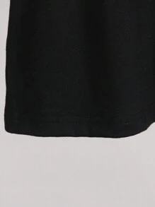 SHEIN 1 peça Camiseta Esportiva Casual com Bolso de Trabalho de Gola Redonda de Bloco de Cor para Menino Jovem para uso Diário e Exercícios