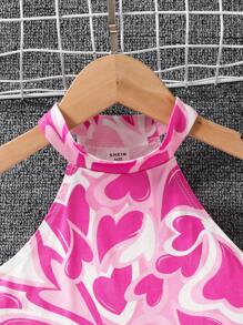 Young Girl Fashionable Sweetheart Knitted Halter Top With Flared Long Pants Girls Flare Pants Setgirl Pants Setskids Girl Pants Set