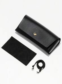 1 件装无框心形图案金属太阳镜，厚镜框，可调节鼻托，适合夏季男士（含眼镜盒和眼镜绳）太阳镜 太阳镜 沙滩配件 太阳镜 太阳镜 遮阳镜 适合夏季海滩度假、户外、旅行 - 漸層上灰/藍鏡片 - 查看 6