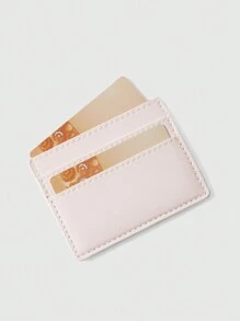 ROMWE Kawaii Fashionable & Portable Cat Card Holder Wallet Valentines - Pink - View 2