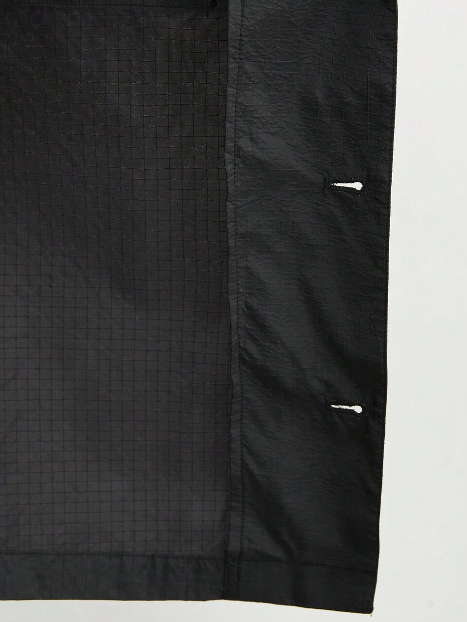 UPF Men's Woven Nylon Windbreaker Fabric Loose Shoulder Check Jacket Shirt, UV Protection, Suitable For Spring/Summer, For Fall Winter