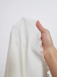 SHEIN MOD Women's Plus Size Flare Sleeve T-shirt