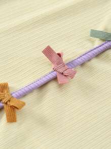 Baby Girl Sweet Butterfly Decorated Spaghetti Strap Top And Lace Hem Tulle Skirt Set, Summer - Pink - View 4