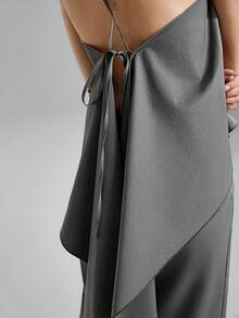 BizChic Women's High Low Hem Tank Top - Black - View 9