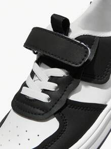 Mùa Hè Mới Xuất Hiện Thời Trang Đen Trắng Cơ Bản Phù Hợp Với Giày Thể Thao Thông Thường Dành Cho Học Sinh Và Trượt Ván - Đen và trắng - Xem 5