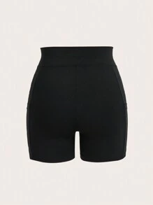 SHEIN LUNE 2 件套大码女式纯色修身休闲紧身裤，适合夏季 - 彩色 - 查看 9