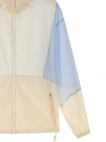 Men's Summer Sun Protection Jacket Lightweight Coat - Blue - View 4