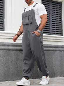 Manfinity Homme Quần Jogger có dây đeo cỡ lớn dành cho nam giới có kích thước lớn - Màu Khaki - Xem 1