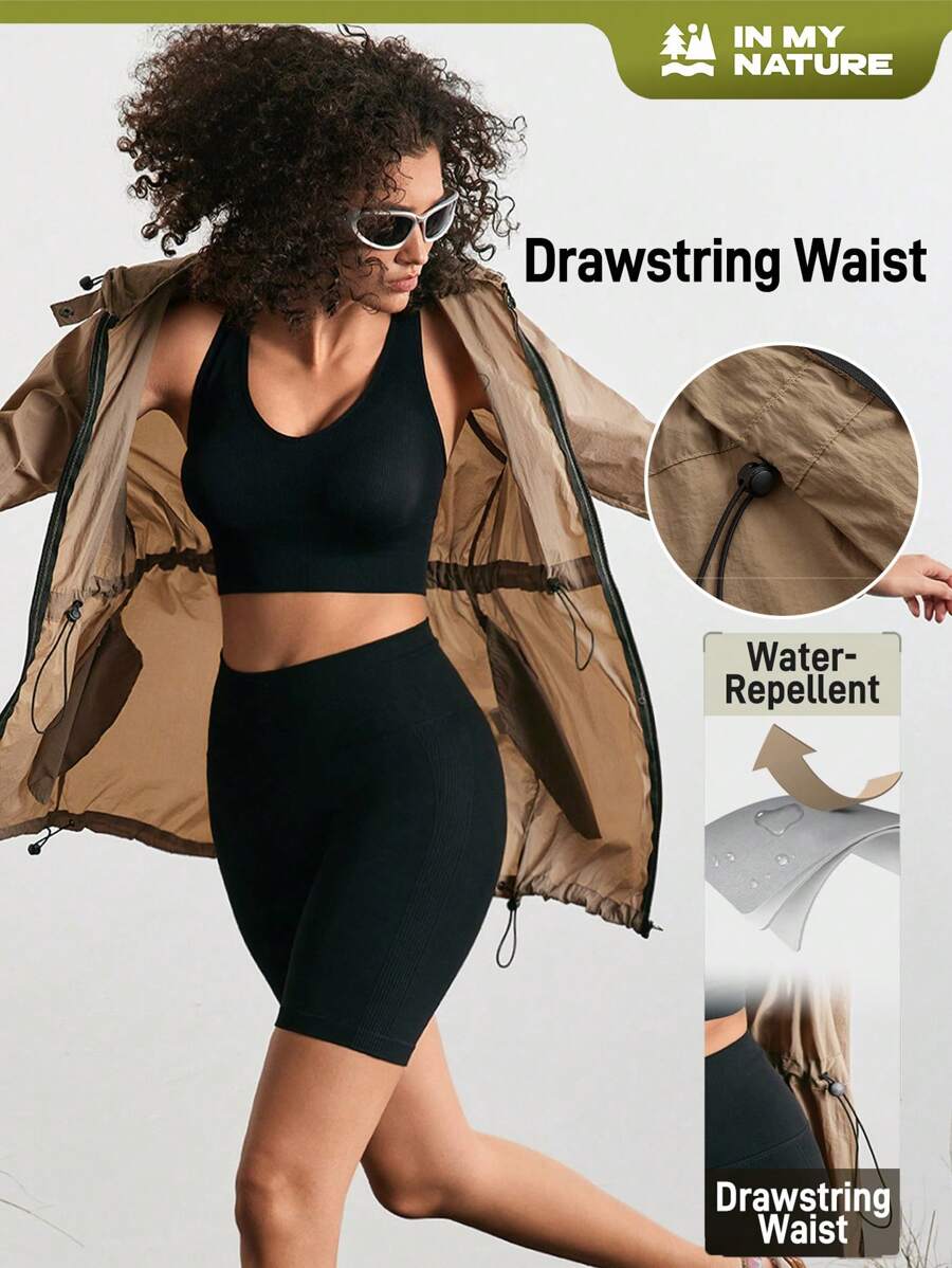 In My Nature Ladies' Solid Color Minimalist Hooded Sun Protection Jacket