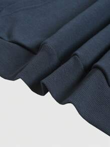 GAWX 艺术家男士卡通印花连帽运动衫，秋季上衣，适合秋冬季、节日、新年、度假、节日 - 寶藍色 - 查看 3