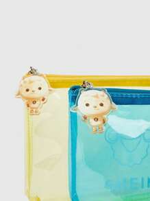 SHEIN Gift: Eid Al-Adha Transparent Toiletry Bag, Random Color - Multicolor - View 6