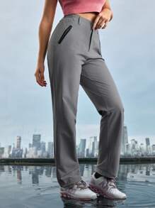 In My Nature Ladies' Solid Color Simple Outdoor Daily Shorts & Running Pants