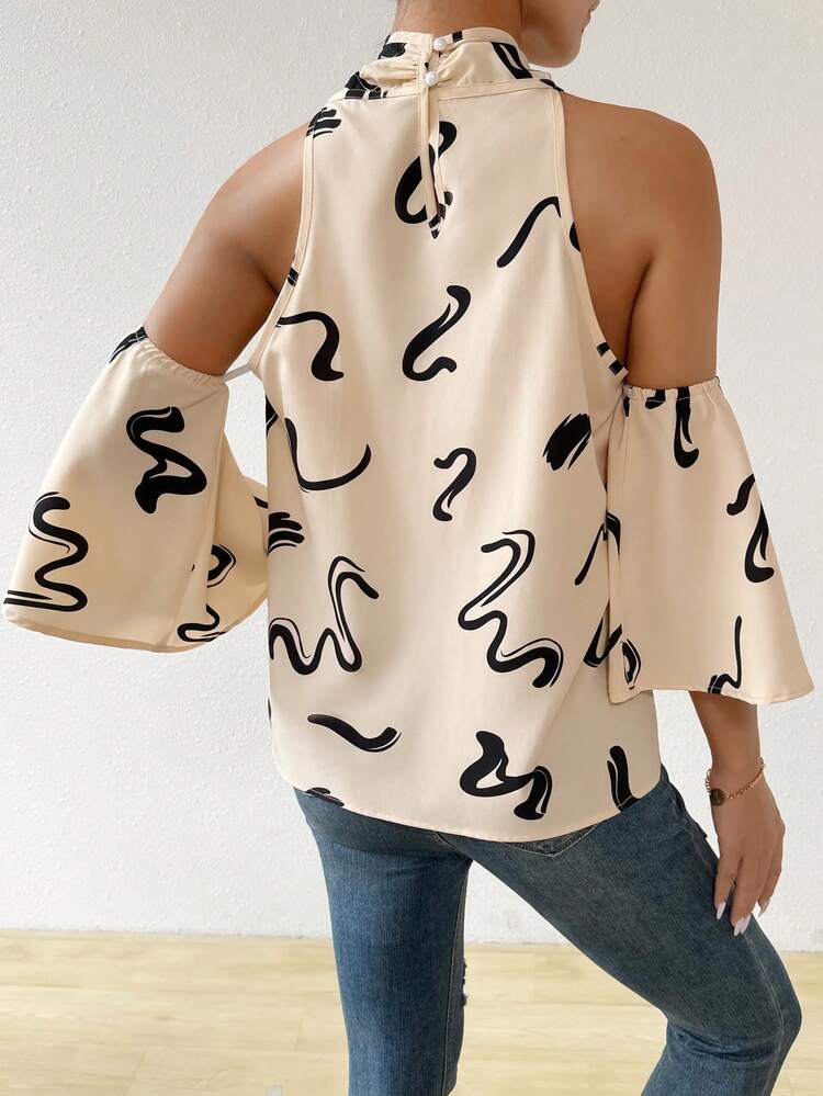 Women's Hawaiian Style Geometric Print Summer Casual Vacation Top