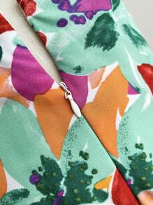 Soleia 女士時尚夏季印花假日風格系帶腰裙 - 彩色 - 查看 5