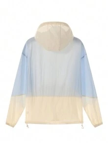 Men's Summer Sun Protection Jacket Lightweight Coat - Blue - View 2