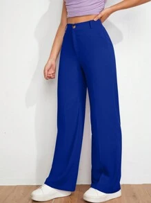 EURMUSE Women Pants - Royal Blue - View 5