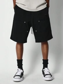 SUMWON Drop Crotch Carpenter Jort