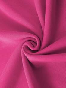 Manfinity Homme Loose Fit Men's Cartoon Bear & Slogan Graphic Tee - Hot Pink - View 4