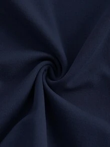 SHEIN LUNE Women's Knitted Plain Daily Casual Bodycon Leggings Set - Multicolor - View 8