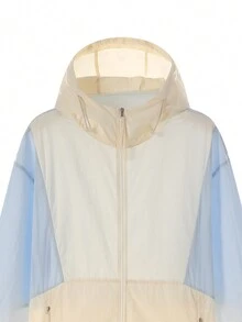 Men's Summer Sun Protection Jacket Lightweight Coat - Blue - View 3