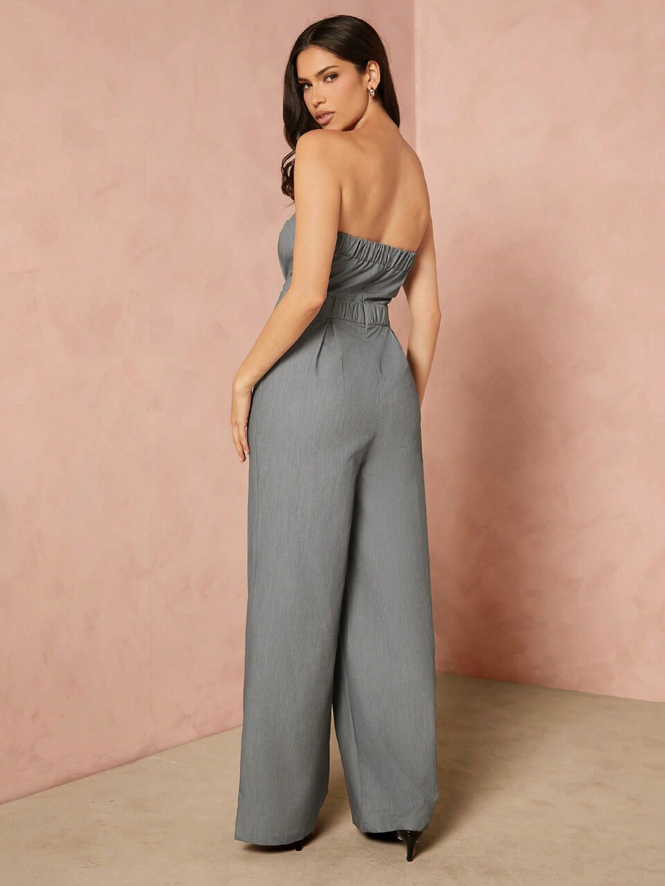 Tube Wrap Wide Leg Jumpsuit