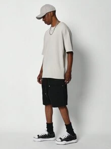 SUMWON Drop Crotch Carpenter Jort