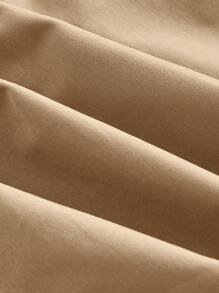 Tween Girls Casual Sleeveless Fitted Waist Dress With Big Pocket, Comfortable & Versatile - Camel - View 6