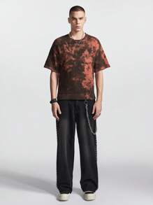 Manfinity Hypemode Men's Casual Knitwear With Random Printed Design, Daily Wear - Multicolor - View 4