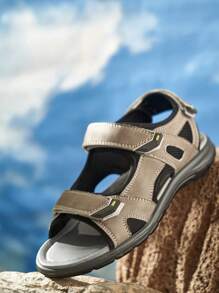OUTDOORSY Women's  Flat Sandals, Suitable For Daily Wear Casual - Khaki - View 2