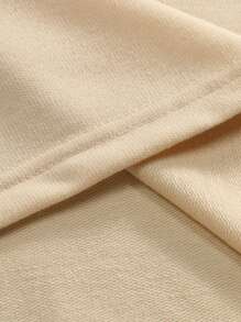 Manfinity Hypemode 男士卡通貓和字母圖案T恤 - 杏色 - 查看 7