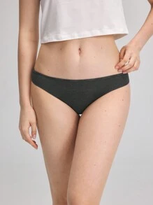 Ocili Ocili Ropa interior femenina diaria sencilla de triángulo unicolor (juego de 2)