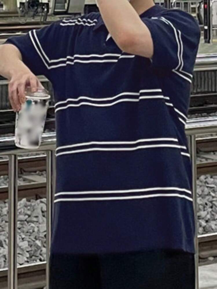 Men's Summer Striped Knitwear