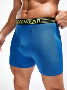 Bóxers ajustados de unicolor para hombre, paquete de 4 - Multicolor - Ver 4