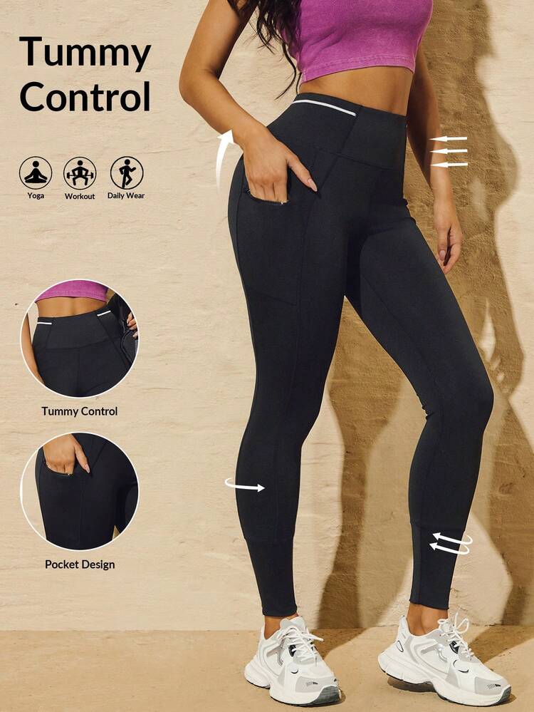 Sports Summer Yoga Basic Thigh Highs  With LEGGING