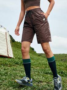In My Nature Women's High-Waisted Outdoor Shorts For Urban Commute, Travel, Hiking And Sports