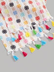 Tween Girl Simple Shoulder Strap Casual Summer Jumpsuit - Brown - View 4