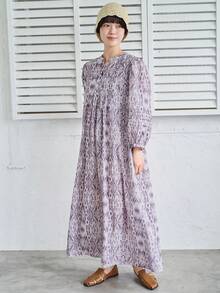 FRIFUL Váy vừa vặn in ngẫu nhiên cho nữ - Nhiều màu - Xem 3