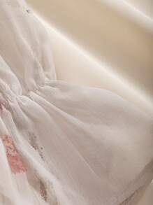 DAZY Đầm cổ chữ V phối nhiều màu sắc dành cho nữ, đầm dự tiệc Homecoming, đầm sinh nhật, đầm dạ hội đêm giao thừa, đầm thu, đầm dài tay, đầm thanh lịch cho nữ, đầm lễ Phục sinh. - Màu be - Xem 9