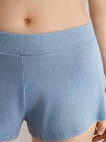 Ocili Pantalón de verano simple de casa para mujer de unicolor