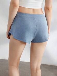 Ocili Pantalón de verano simple de casa para mujer de unicolor