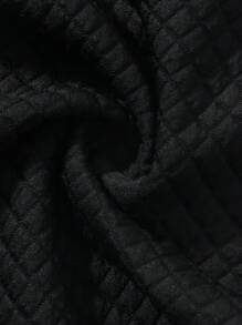 Chillumni Men's Plus Size Casual Daily Wear Black Jogger Pants